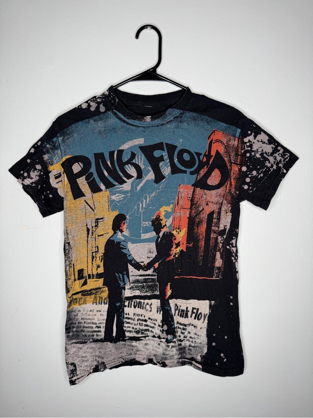 PINK FLOYD Liquid WISH YOU WERE HERE DARKSIDE OF MOON HAVOK T-SHIRT Size Small